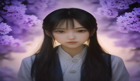 同人文化研究资料摆放在书桌上，笔记本旁有多个角色插画，呈现出二次创作文化研究的专业氛围